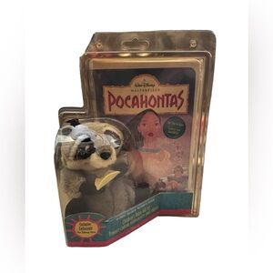 DISNEY POCAHONTAS VHS VIDEO GIFT SET, FIRST RELEASE w/ MEEKO PLUSH NEW